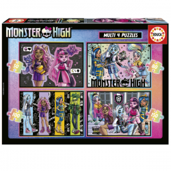 PUZZLES MULTI 4 MONSTER HIGH 50-80-100-150 PIEZAS