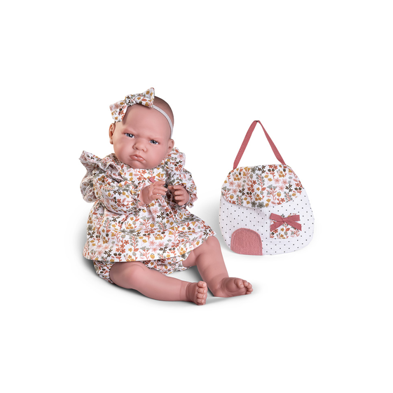 MI PRIMER REBORN BERTA BOLSITA CASITA 52 CM