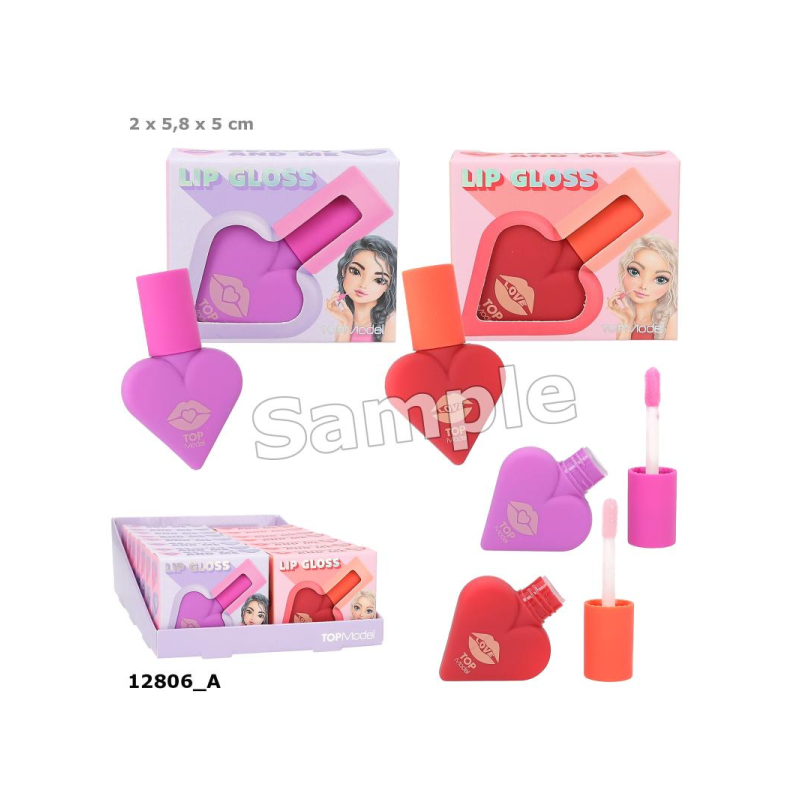 TOP MODEL BRILLO DE LABIOS SWEET HEART BEAUTY AND ME