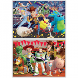 Puzzle 2x100 piezas toy story 4
