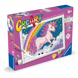 Creart serie d-unicornio rosa neón
