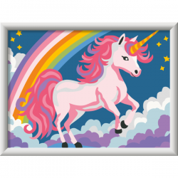 Creart serie d-unicornio rosa neón