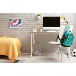 Creart serie d-unicornio rosa neón