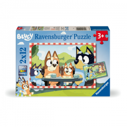 Puzzle 2x12 piezas bluey