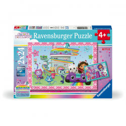 Puzzle 2x24 piezas gabbys...
