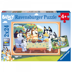 Puzzle 2x24 piezas bluey