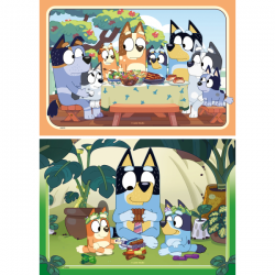 Puzzle 2x24 piezas bluey
