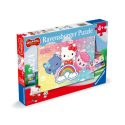 Puzzle 2x24 piezas hello kitty