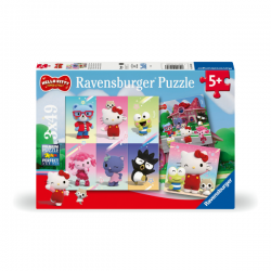Puzzle 3x49 piezas hello kitty
