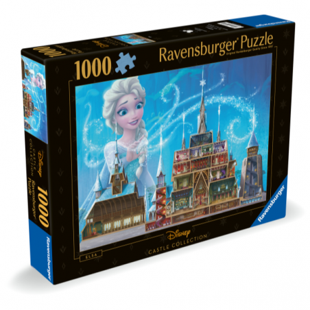 Puzzle 1000 piezas elsa-disney castles