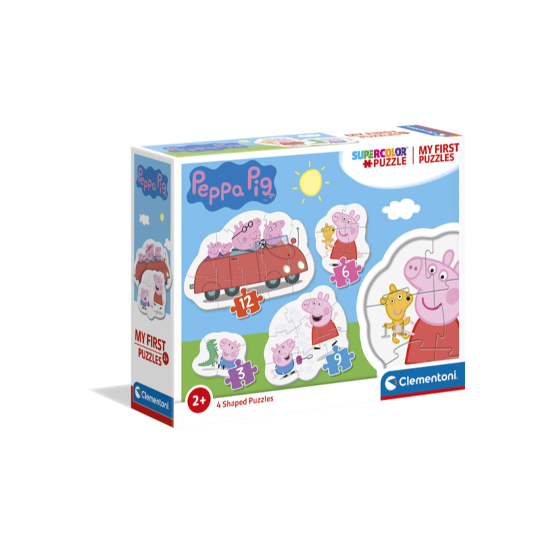 PUZZLE PEPPA PIG 3+6+9+12 PIEZAS