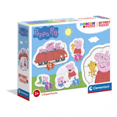 PUZZLE PEPPA PIG 3+6+9+12 PIEZAS