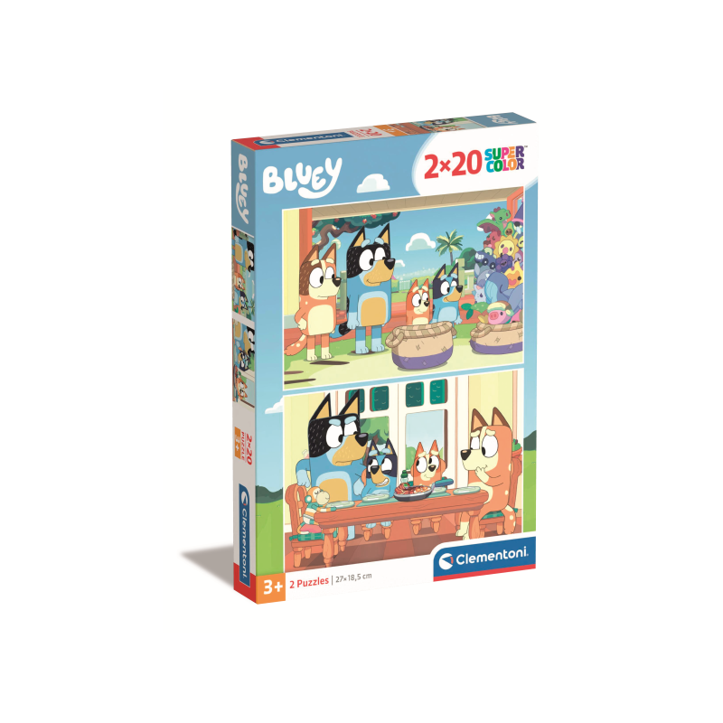 PUZZLE 2X20 BLUEY