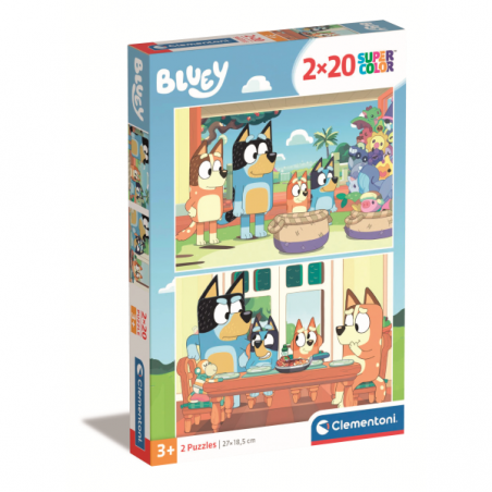 PUZZLE 2X20 BLUEY
