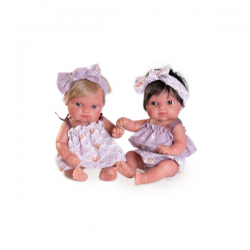 Mufly vestidos de colores 21 cm surtido