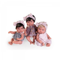 Mufly vestidos de colores 21 cm surtido