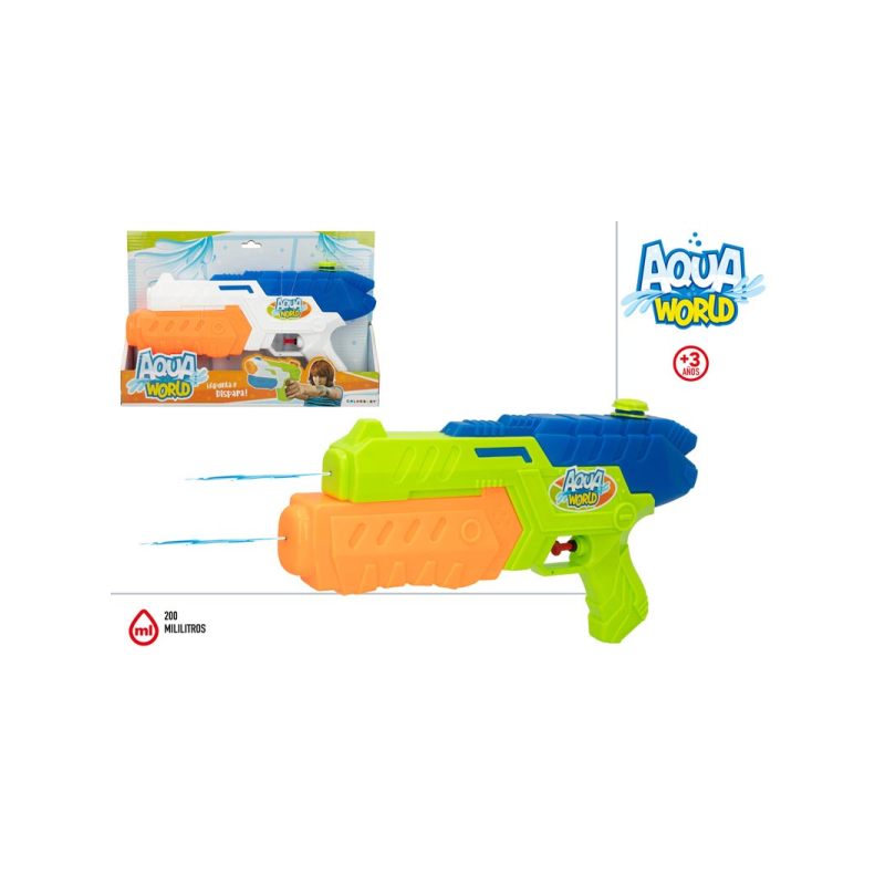 PISTOLA DE AGUA AQUA WORLD