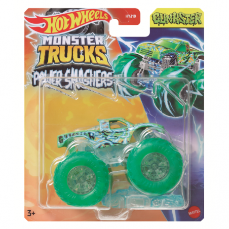 Hot wheels monster trucks camión metálico power smashers