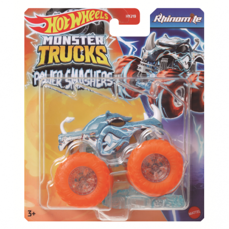 Hot wheels monster trucks camión metálico power smashers
