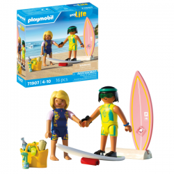 Pequeña escuela de surf