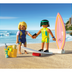 Pequeña escuela de surf