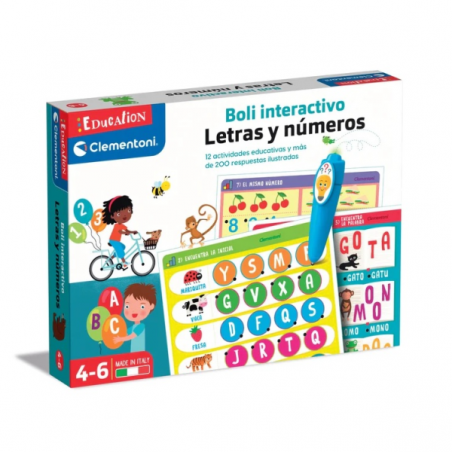 BOLI INTERACTIVO LETRAS Y NUMEROS