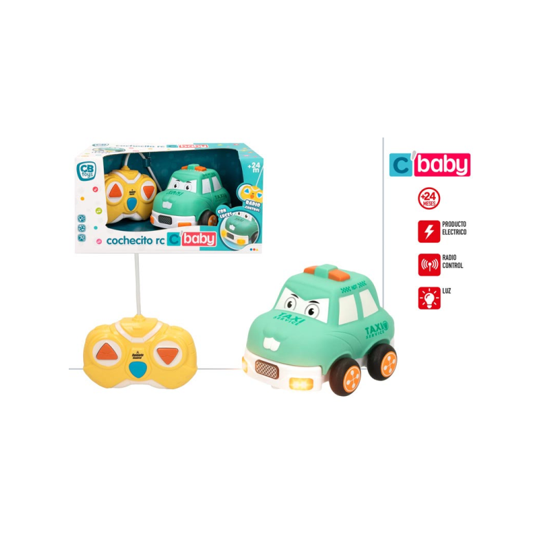 COCHE RC 12CM CON LUZ