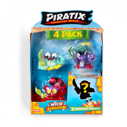 Piratix wild kingdom four pack