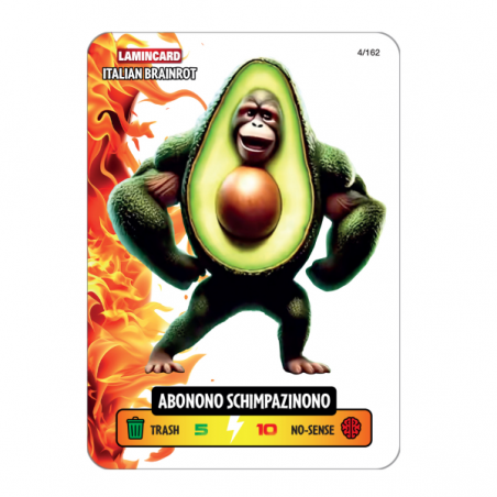 Cartas premium laminadas italian brainrot