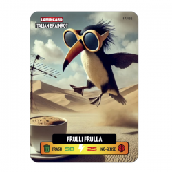 Cartas premium laminadas italian brainrot
