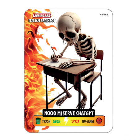 Cartas premium laminadas italian brainrot