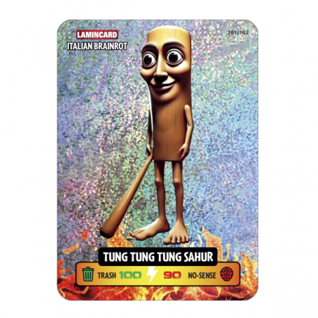 Cartas premium laminadas italian brainrot