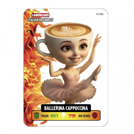 Cartas premium laminadas italian brainrot