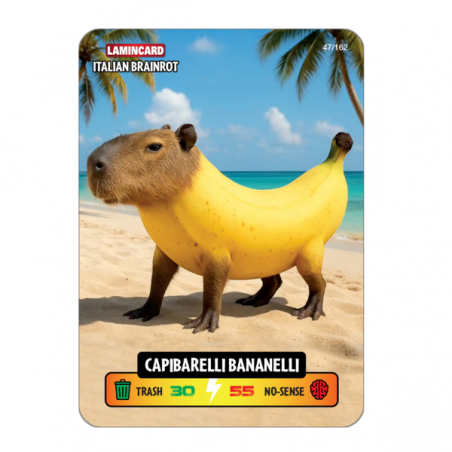 Cartas premium laminadas italian brainrot