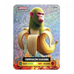 Cartas premium laminadas italian brainrot