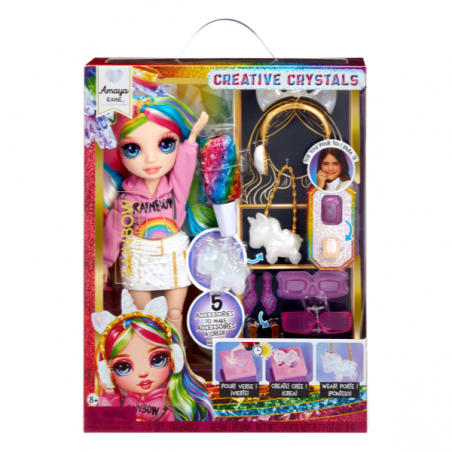 Rainbow crystal fashion doll-amaya