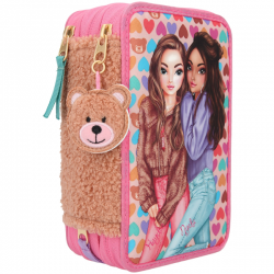 Top model estuche 3 niveles teddy cool