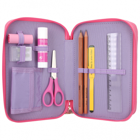 Top model estuche 3 niveles teddy cool
