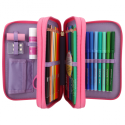 Top model estuche 3 niveles teddy cool