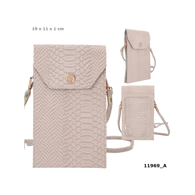 TOP MODEL BOLSO PARA EL MOVIL BEIGE