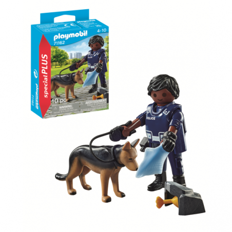 Policia con perro