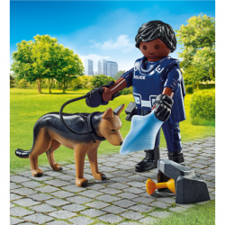 Policia con perro