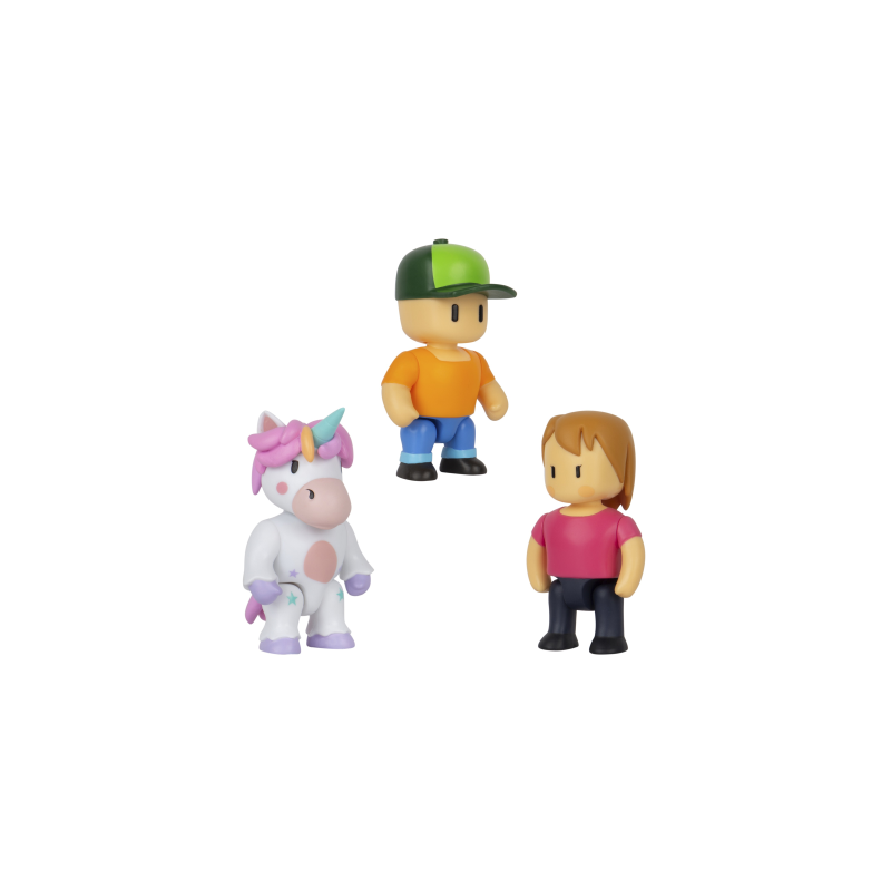 STUMBLE GUYS FIGURA ACCION 7.5CM PK3 SURTIDO