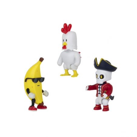 Stumble guys figura accion 7.5cm pk3 surtido