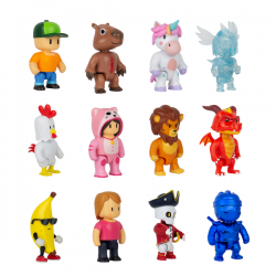 Stumble guys pk gorra figura accion 7,5cm sorpresa