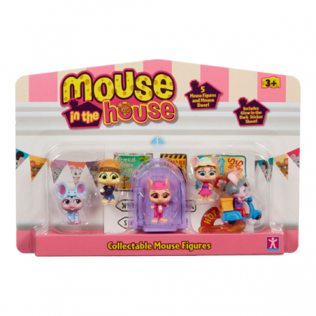 PACK DE 5 MOUSE IN THE HOUSE SURTIDO