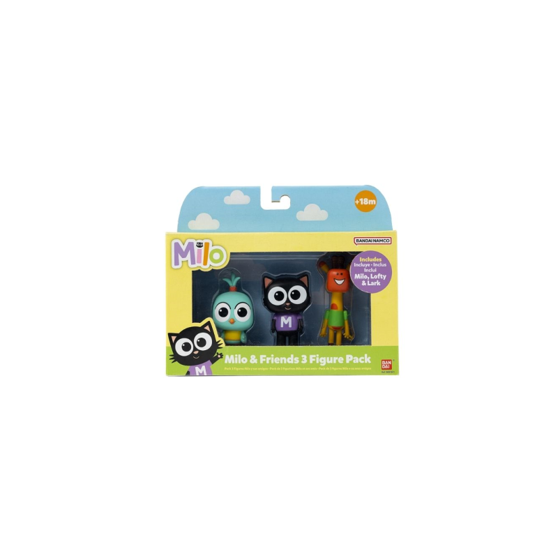 MILO PACK DE 3 FIGURAS