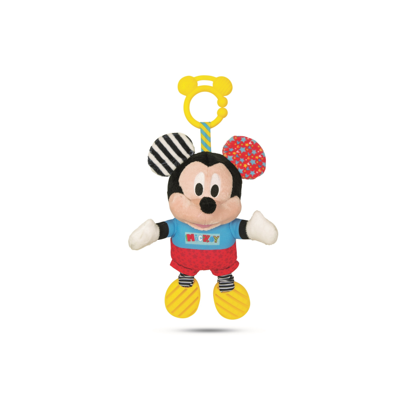 CLEMENTONI-LÁMPARA BEBÉ BABY MICKEY PELUCHE TEXTURAS