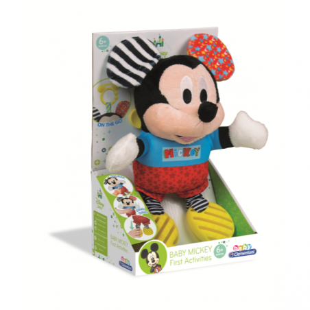 Clementoni-lámpara bebé baby mickey peluche texturas