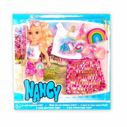 NANCY UN DIA CON LOOK DE UNICORNIO